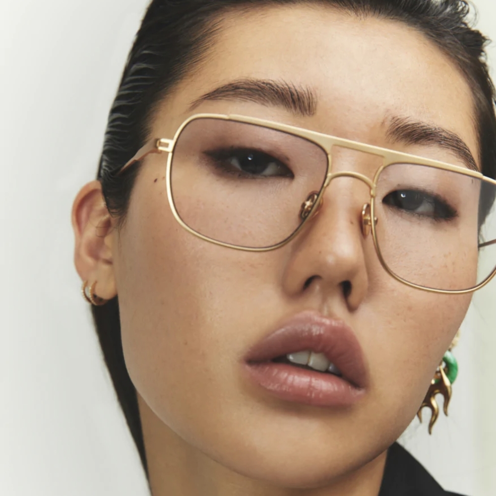 Elisa Johnson Jane in Gold Metal